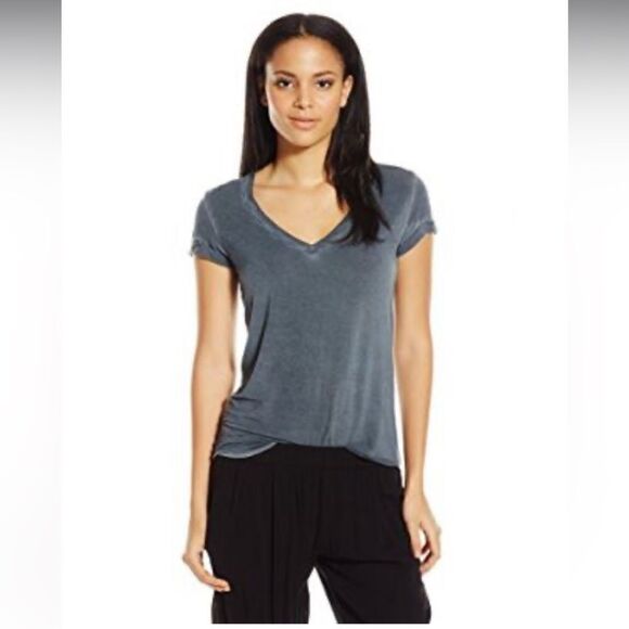 PAIGE Women's Charlie T-Shirt in Vintage Slate - Picture 1 of 7